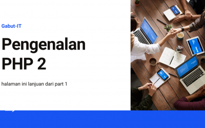 Pengenalan PHP part 2