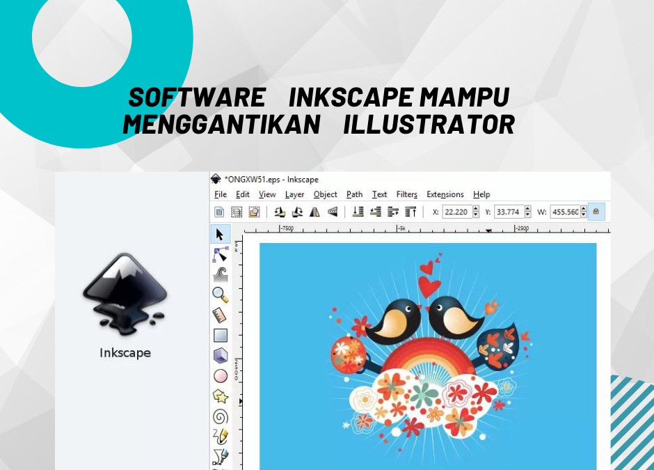 Software Inkscape mampu menggantikan Illustrator