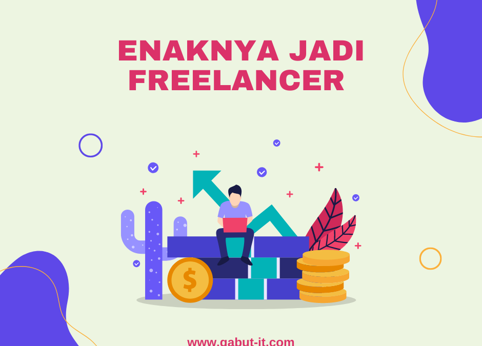 Enaknya jadi freelancer kerja hanya dirumah gak usah kemana mana