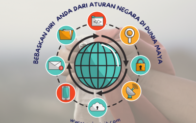 Bebaskan diri  anda dari aturan negara di dunia maya