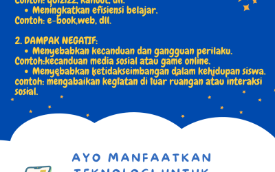DAMPAK TEKNOLOGI TERHADAP PENDIDIKAN