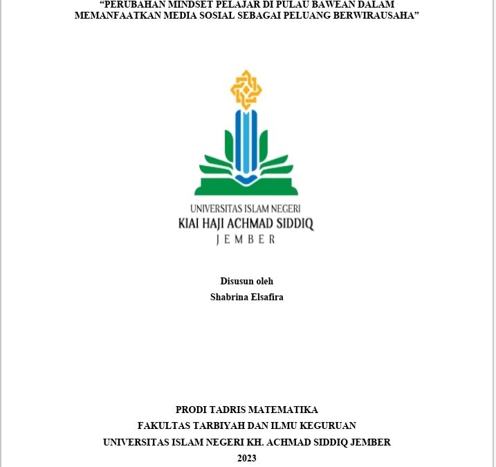 PERUBAHAN MINDSET PELAJAR DI PULAU BAWEAN DALAM MEMANFAATKAN MEDIA SOSIAL SEBAGAI PELUANG BERWIRAUSAHA 